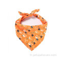 Halloween Dog Bandana, Halloween Pet Scarf Mandkerchiefs